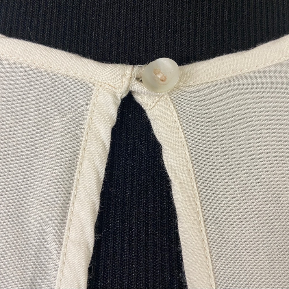 Sundance Eyelet One Button Closure 3/4 Wide Sleeve Cardigan - Picture 11 of 14